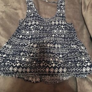 An tribal patter tank top.